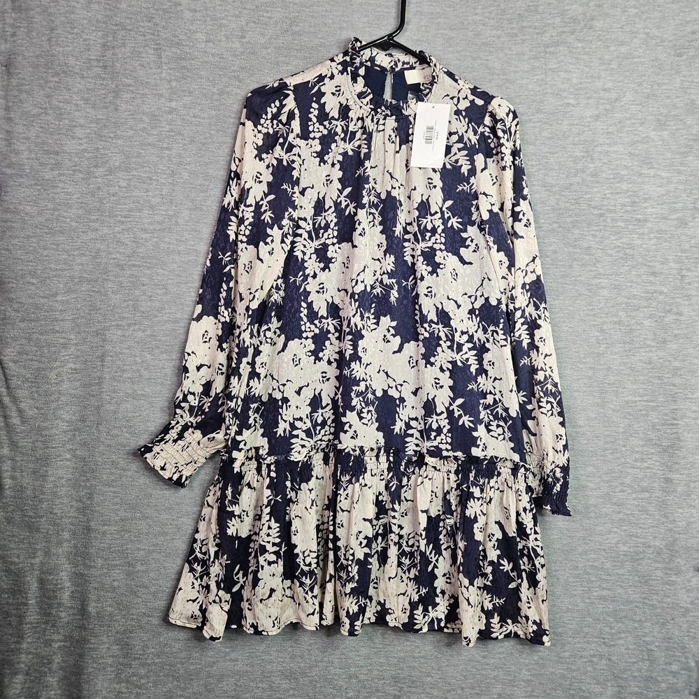 Pinch Floral Dress Women's Size M Long Sleeve Ruffle Hem